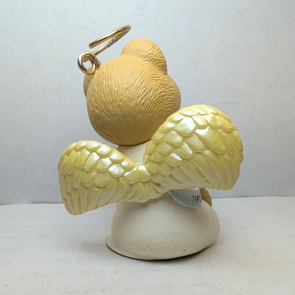 Hallmark Keepsake Godchild Christmas Ornament Teddy Bear Angel 1995